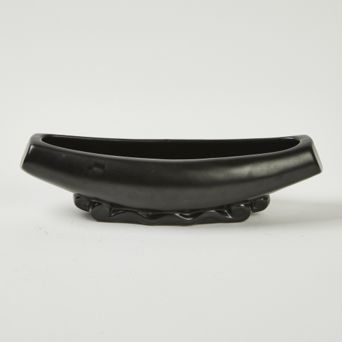 A Rare Black Glaze Crown Lynn Trough