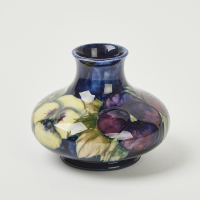 A Small Moorcroft Pansies Vase