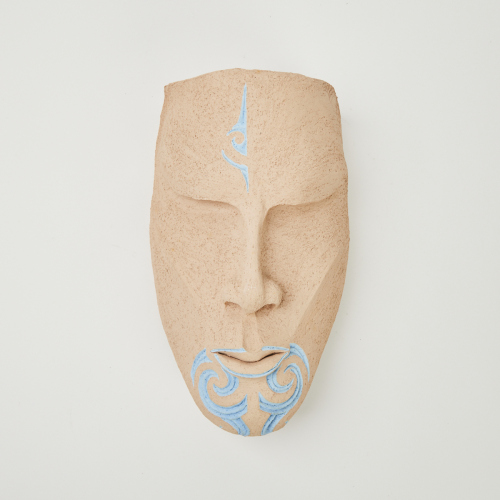 A Terracotta Mask by Hori Hern