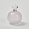 A John Abbot Pink Glass Perfume Bottle