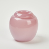 A Pink New Zealand Art Glass Vase