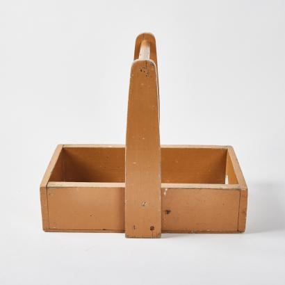 A Vintage Wooden Herb Planter