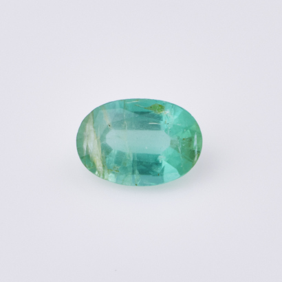 Loose, .82 ct Oval Mixed Cut Emerald