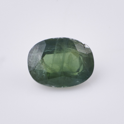 Loose 1.86ct, Oval Mixed Cut, Blue-green Sapphire