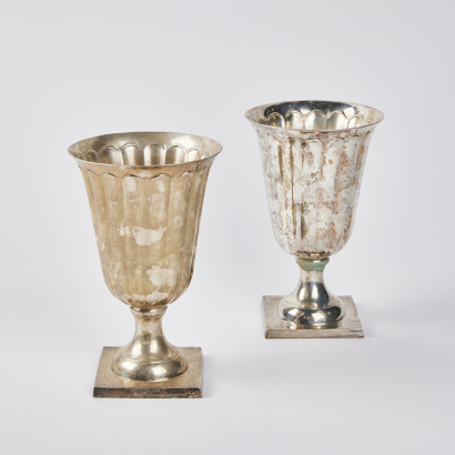 A Pair of Indian EPNS Goblets