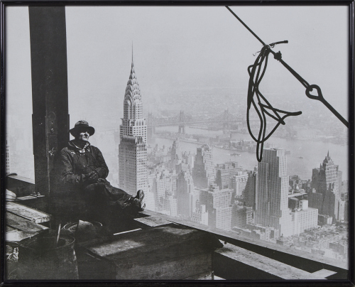 A Framed New York Worker Print