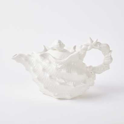 A Baroque-Style Shell Teapot