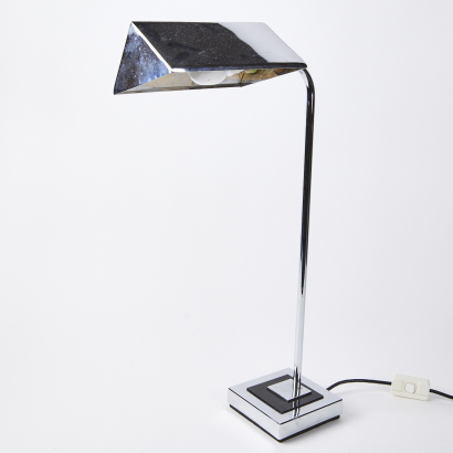 An Eighties Chrome Desk Lamp