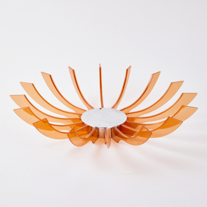 An Azimuth Sunburst Fruit Bowl by Grewahl for Green and Associates