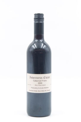 (1) 2006 Inverness Estate Cabernet Franc, Clevedon