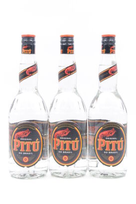 (3) Pitu do Brasil Cachaca Original 700ml