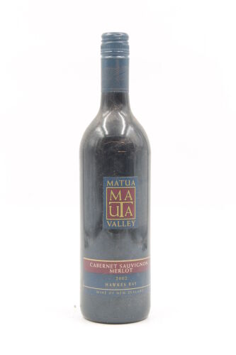 (1) 2002 Matua Valley Cabernet Merlot, Hawkes Bay