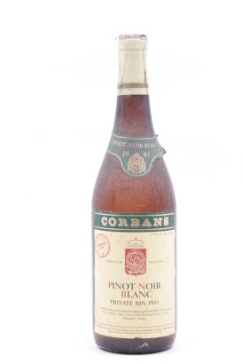 (1) 1981 Corbans Private Bin Pinot Noir Blanc, Henderson Valley