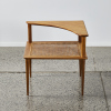 A Mid-Century Rattan Corner Table By J Backhouse