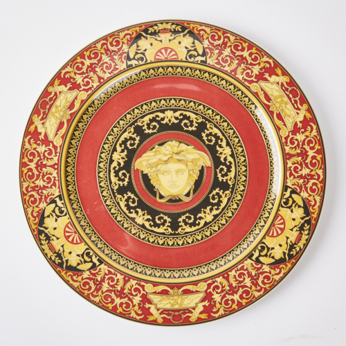 A Rosenthal x Versace Medusa Display Plate