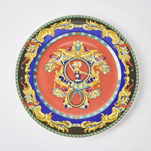 A Rosenthal x Versace Le Roi Soleil Display Plate