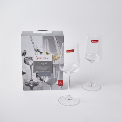 A Set of Two Spigelau White Wine Glasses