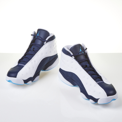 Air Jordan 13 Retro Obsidian/White/ Blue Lagoon 414571-144, Size 9 with box - As new