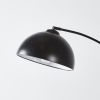 A Modern Black Metal Arch Floor Lamp - 2