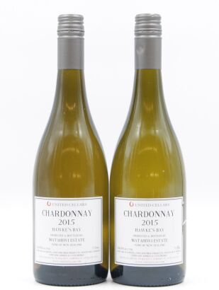 (2) 2017 United Cellars Chardonnay, Hawkes Bay