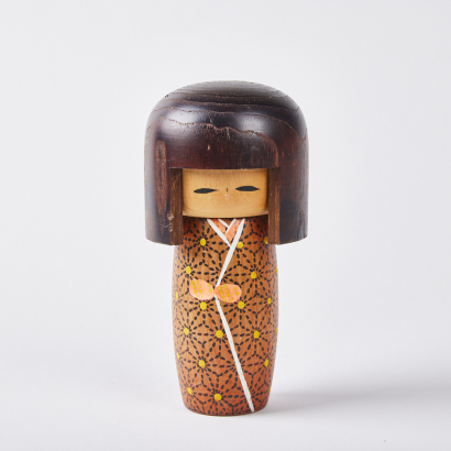 A Vintage Kokeshi Doll