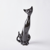 A Retro Black Cat Ceramic Figure