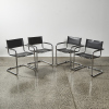 A Set of Four Cantilever Chairs in the Style of Mart Stam