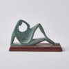 A Modernist Bronze Sculptural Figure