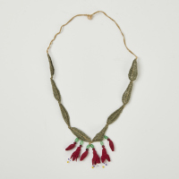 A Kotukutuku Necklace by Belinda Handley Made from Vintage Japanese Silk