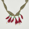A Kotukutuku Necklace by Belinda Handley Made from Vintage Japanese Silk - 2