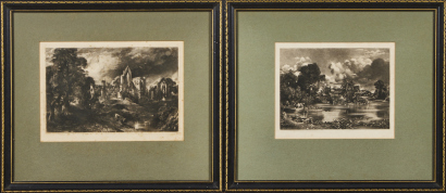 A Pair Of DAVID LUCAS Engravings