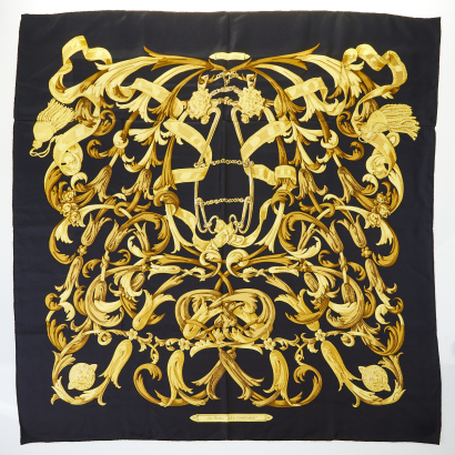 Herm&egrave;s Le Mors a la Conetable 100% Silk Scarf