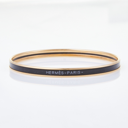 Herm&egrave;s Enamel Bangle with Box