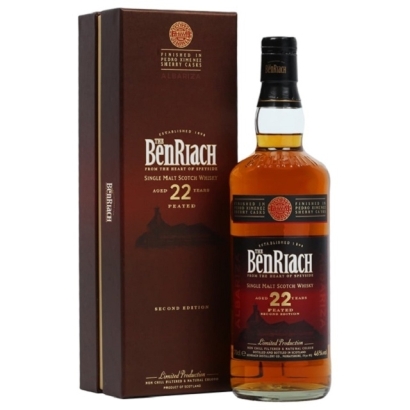 (1) The BenRiach 'Albariza' Peated 22 Year Old Single Malt Scotch Whisky, Speyside 46% ABV