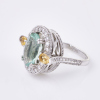 18ct White Gold, 6.40cts Fluorite and Diamond Ring - 2