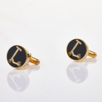 Salvatore Ferragamo Scooter Cufflinks with Box
