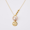 18ct Yellow Gold, 40cm Pearl Necklace