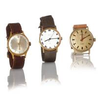 Two Swiss Vintage Manual Wind Wristwatches, Plus a German 'Kiensle' Wristwatch