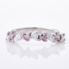 Platinum, .26ct Argyle Pink Diamonds / .32ct White Diamonds Dress Ring