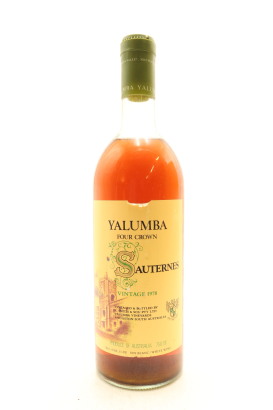 (1) 1978 Yalumba Four Crown Sauternes, South Australia (US)
