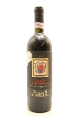 (1) 2002 Poggio Il Castellare Brunello di Montalcino DOCG