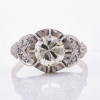 Platinum / 18ct White Gold, Vintage, 1.37ct Diamond Ring