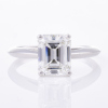 Tiffany & Co, Platinum, 2.75ct Emerald Cut Diamond Ring