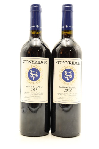 (2) 2018 Stonyridge Vineyard Larose, Waiheke Island