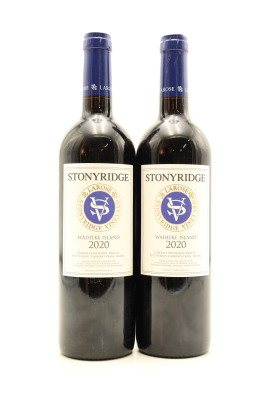 (2) 2020 Stonyridge Vineyard Larose, Waiheke Island