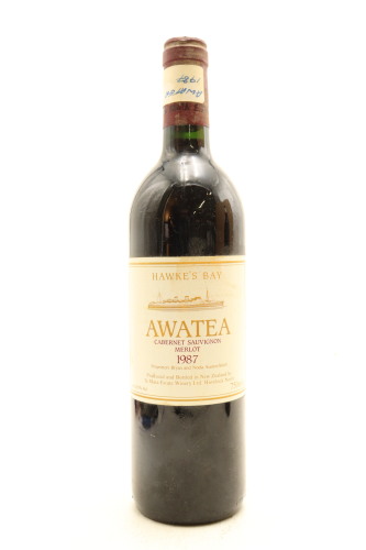 (1) 1987 Te Mata Estate Awatea Cabernets Merlot, Hawke's Bay