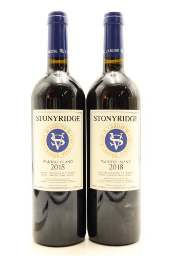 (2) 2018 Stonyridge Vineyard Larose, Waiheke Island