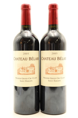 (2) 2005 Chateau Belair, Saint-Emilion Grand Cru [WE95]