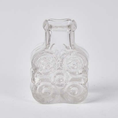 A Walther 1972 On The Rocks Glass Vase, By Heiner Dusterhaus