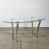 A Stephane Rondel Style Glass Dining Table - 2